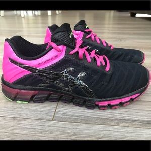 ASICS Gel Quantum Pink and Black